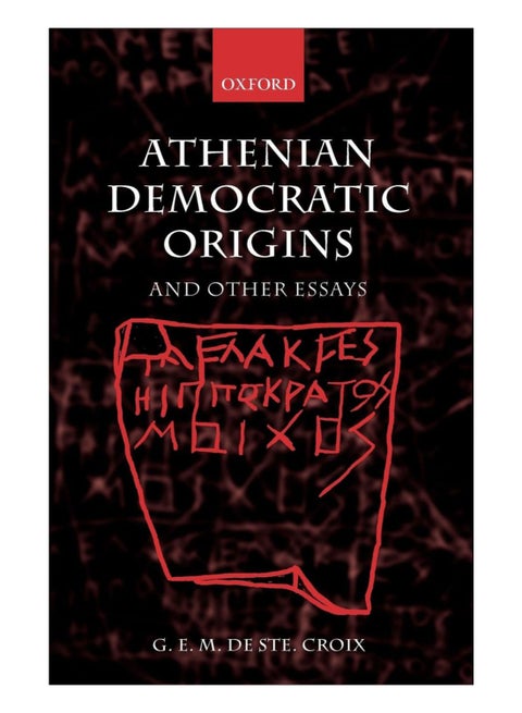 Athenian Democratic Origins paperback english - 25-Jan-12