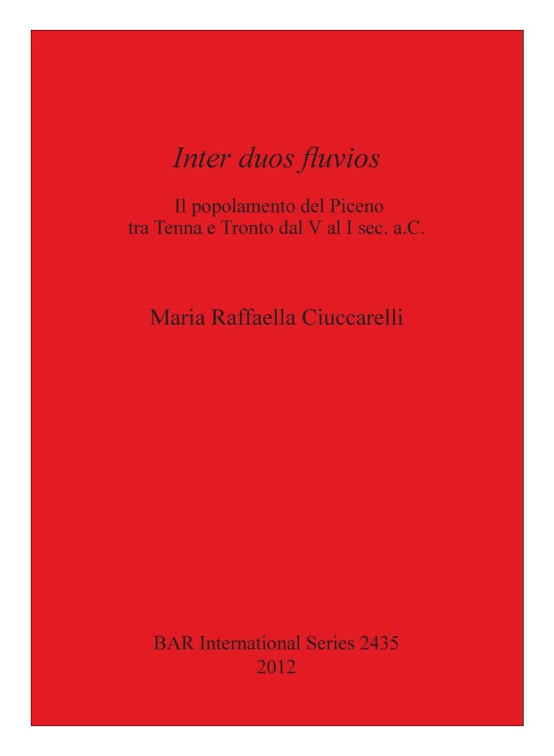 Inter Duos Fluvios paperback italian - 11-Aug-12
