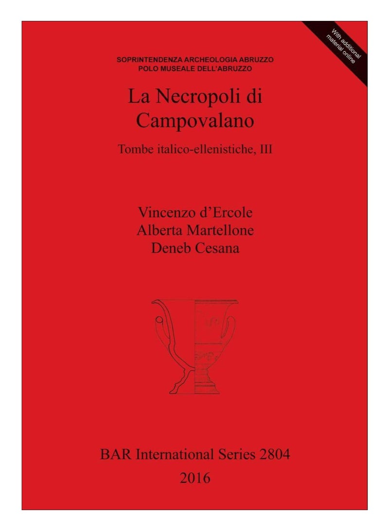 La Necropoli Di Campovalano Paperback Italian by Vincenzo D'Ercole - 23-Sep-12