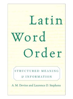 Latin Word Order hardcover english - 30-Dec-12