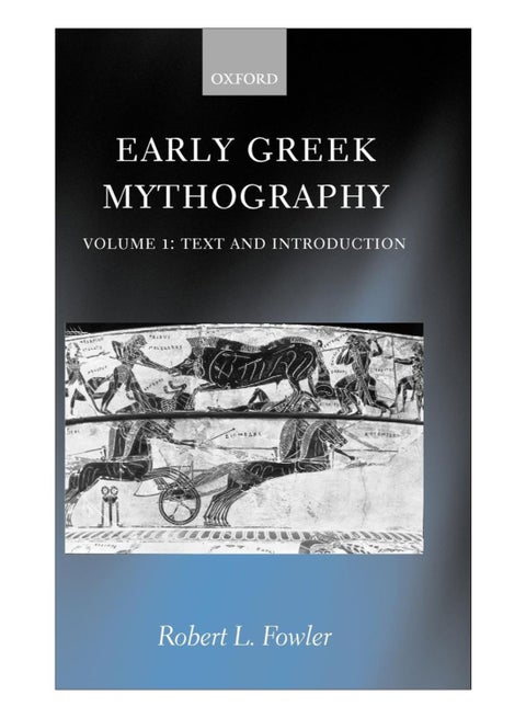 Early Greek Mythography hardcover english - 31-Jan-13