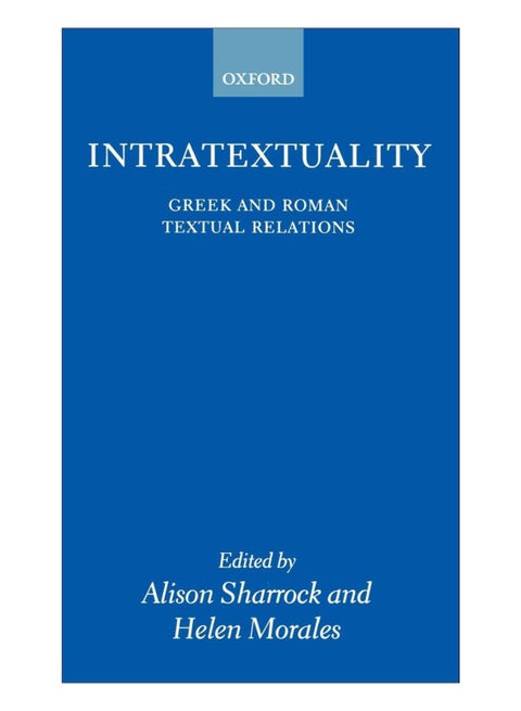 Intratextuality hardcover english - 19-Mar-13