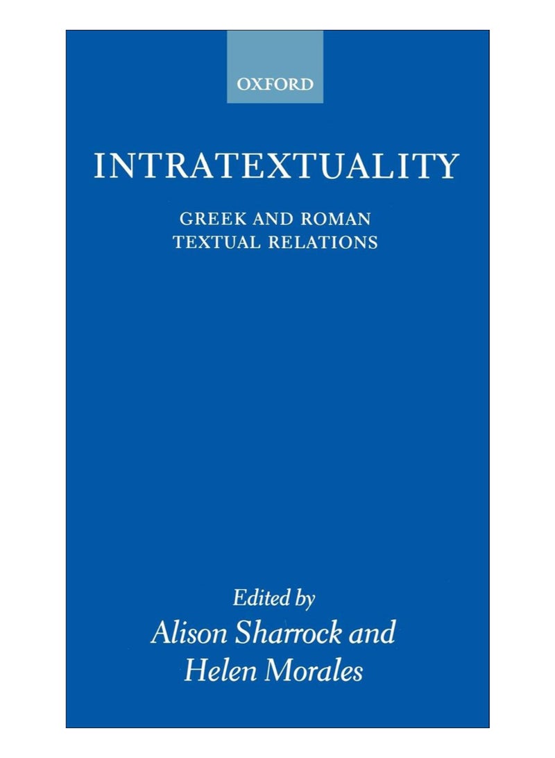 Intratextuality hardcover english - 19-Mar-13