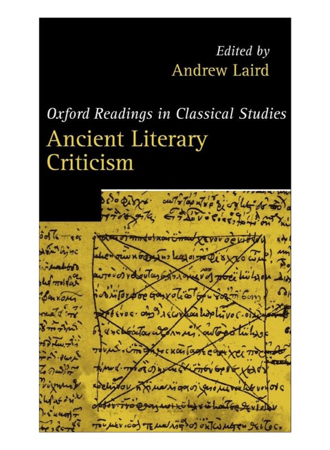 Ancient Literary Criticism hardcover english - 26-Mar-13
