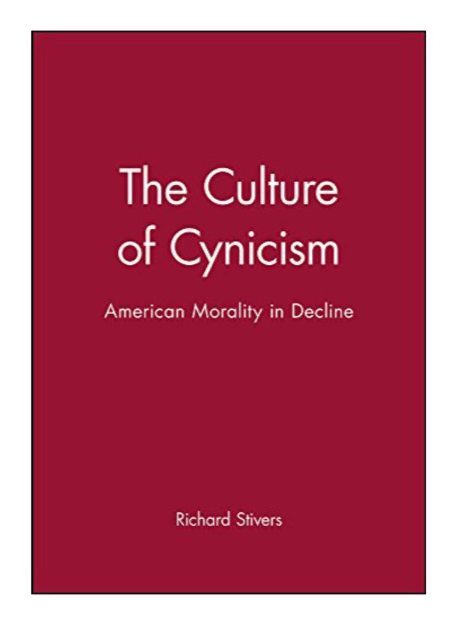 Culture Of Cynicism paperback english - 10-Mar-14