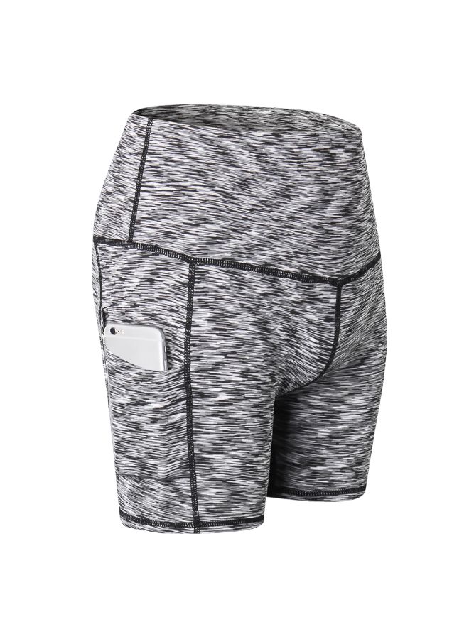LIXADA High Waist Yoga Shorts With Pocket S  - Image 1