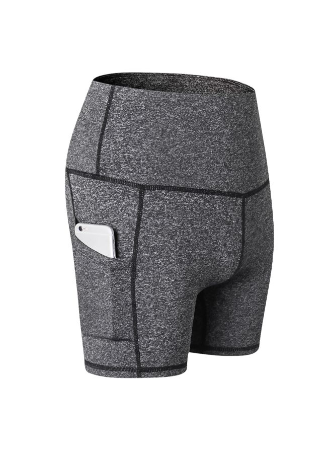 LIXADA High Waist Yoga Shorts With Pocket XXL  - Image 1