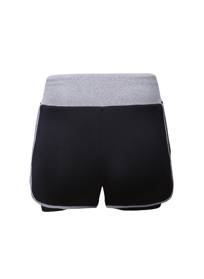 WOSAWE 2-In-1 Sports Stretch Shorts S - Image 2