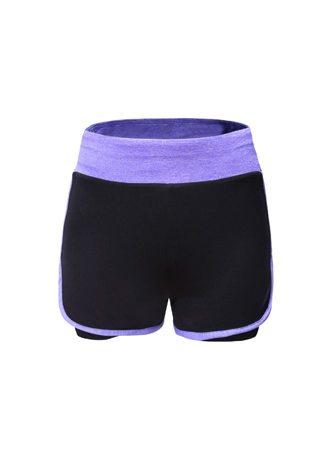 WOSAWE 2-In-1 Sports Stretch Shorts M