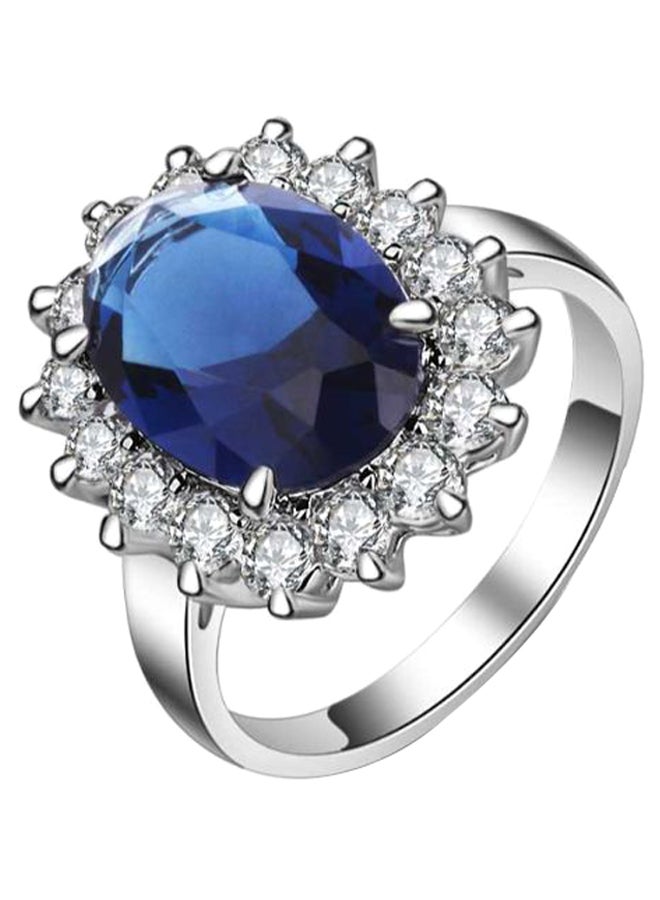 خاتم خطوبة من الزركونيا المكعبة - Image 1