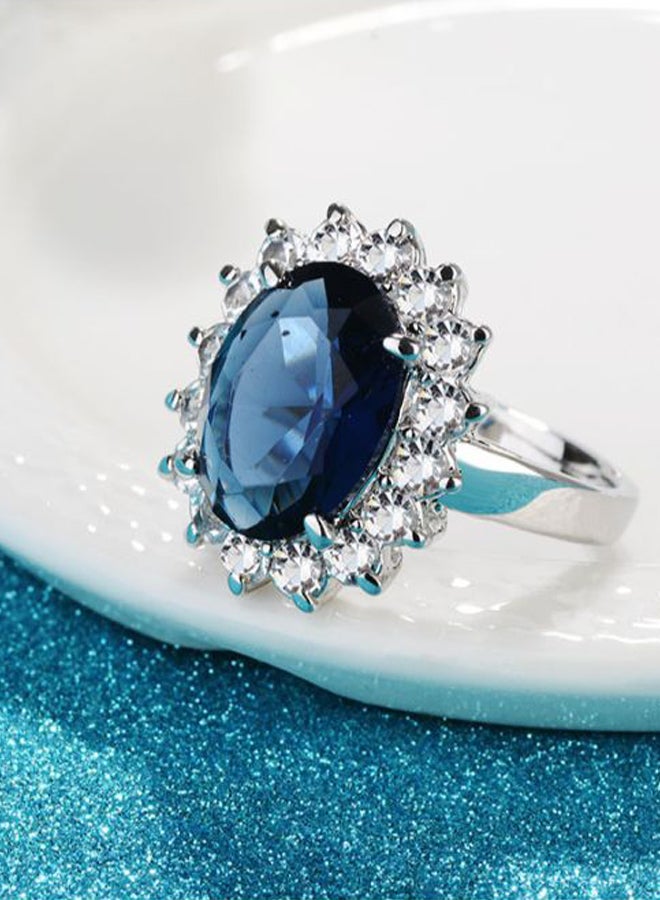 خاتم خطوبة من الزركونيا المكعبة - Image 2