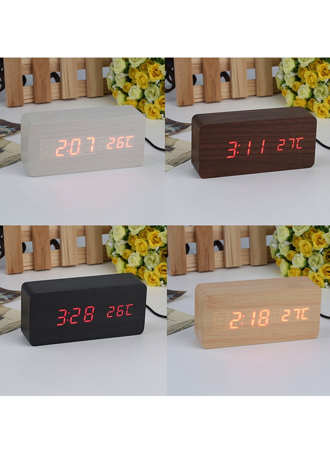 ساعة مكتب رقمية LED أسود 17Ø³Ù†ØªÙŠÙ…ØªØ±  - Image 3