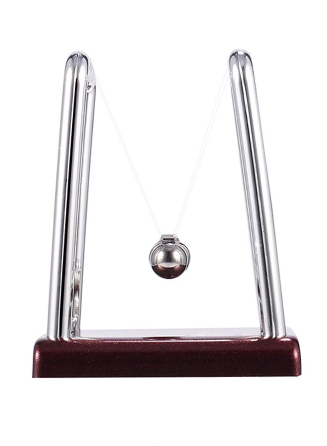 Generic - Newton's Cradle Science Desk Toy Silver 90 x 76 x 92mm - Image 1