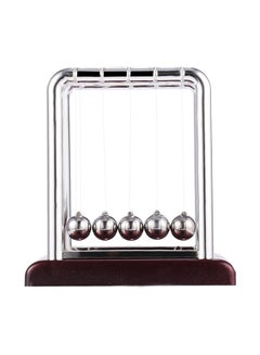 Newton's Cradle Science Desk Toy Silver 90 x 76 x 92mm