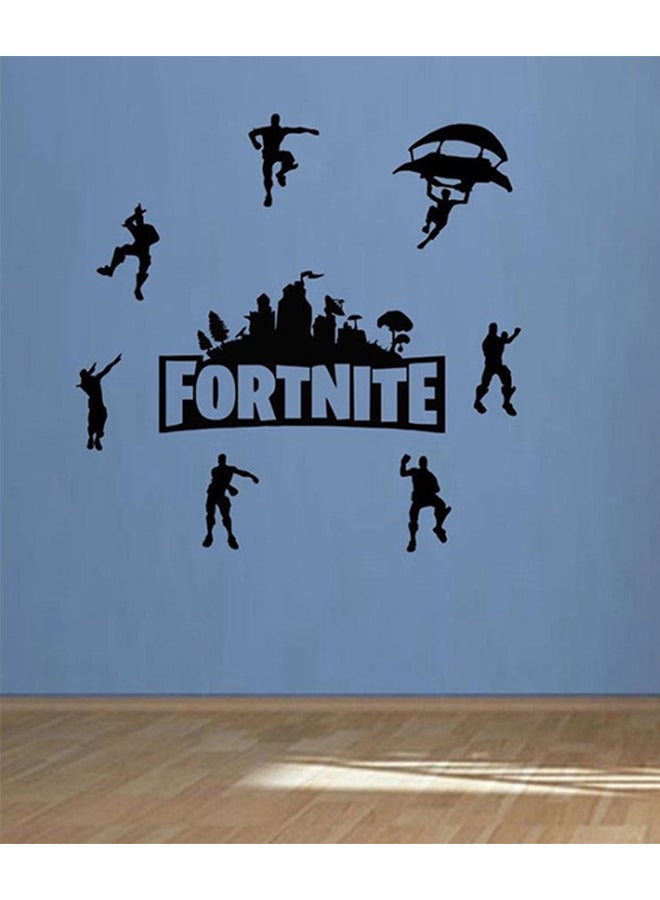 Generic - Self-adhensive Floor Contact Paper Wall Sticker Black 56cm - Image 1