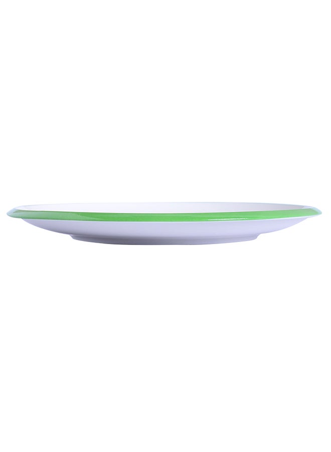 Sharpdo Watanabe Shallow Plate Green/White 25x25x5cm - Image 3