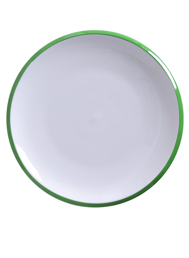 Sharpdo Watanabe Shallow Plate Green/White 25x25x5cm - Image 2