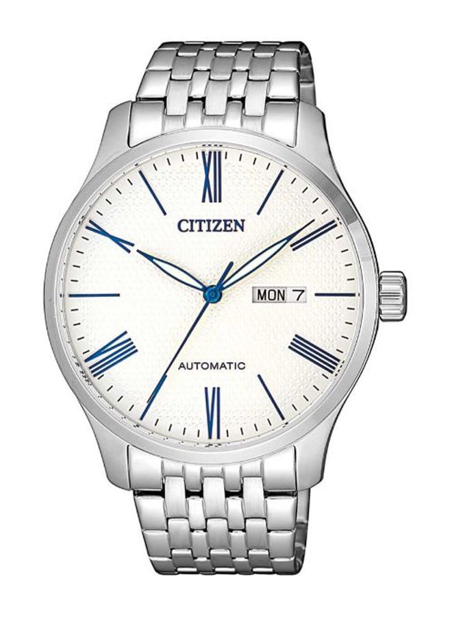 سيتيزن ساعة يد بعقارب وسوار من الاستانلس ستيل طراز NH8350-59B للرجال - Image 1