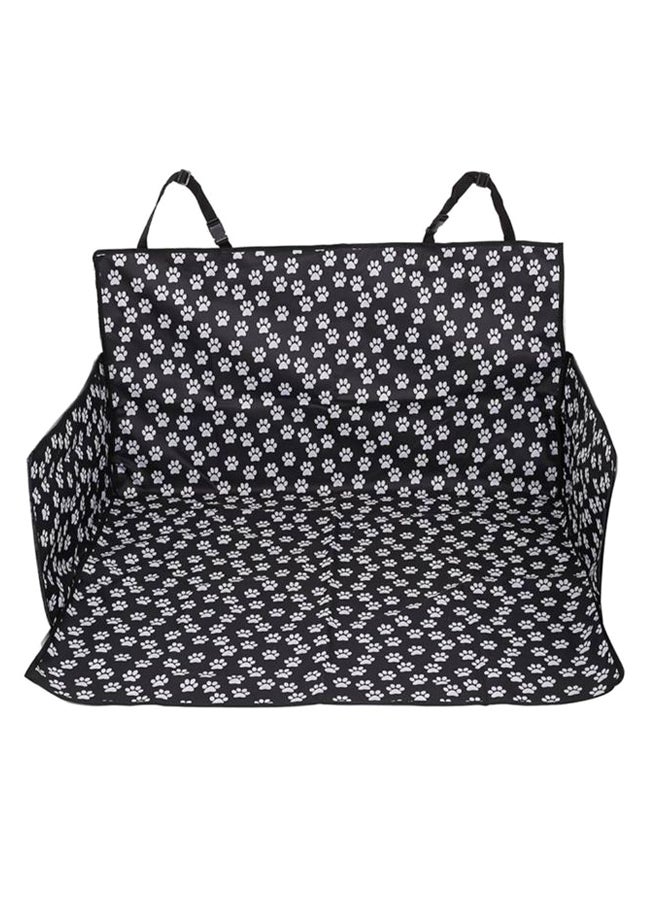 غطاء مقعد سيارة مضاد للماء للحيوانات الأليفة أسود/ أبيض - Image 1