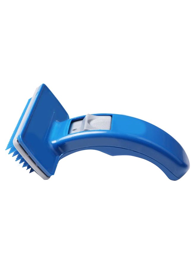 مشط عناية بالحيوانات الأليفة أزرق