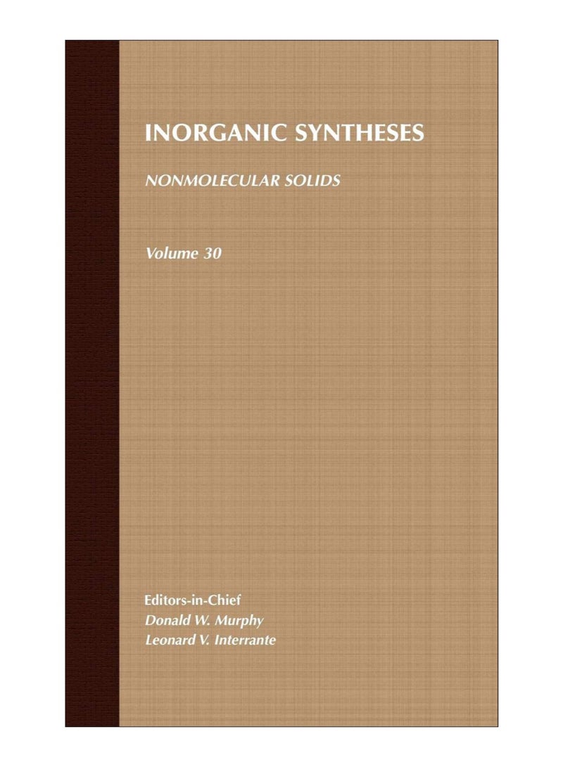 Inorganic Syntheses hardcover english - 17 April 1995 