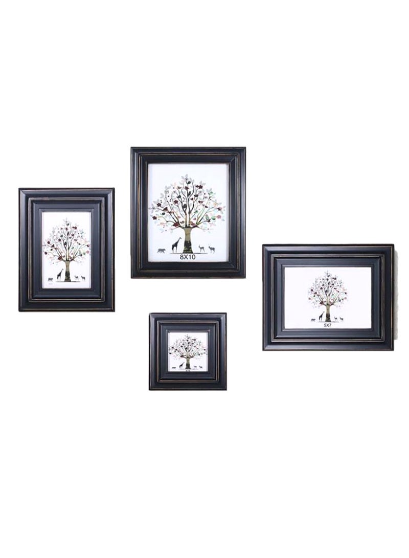 توراتس إطار صور للحائط بنمط ريفي أسود