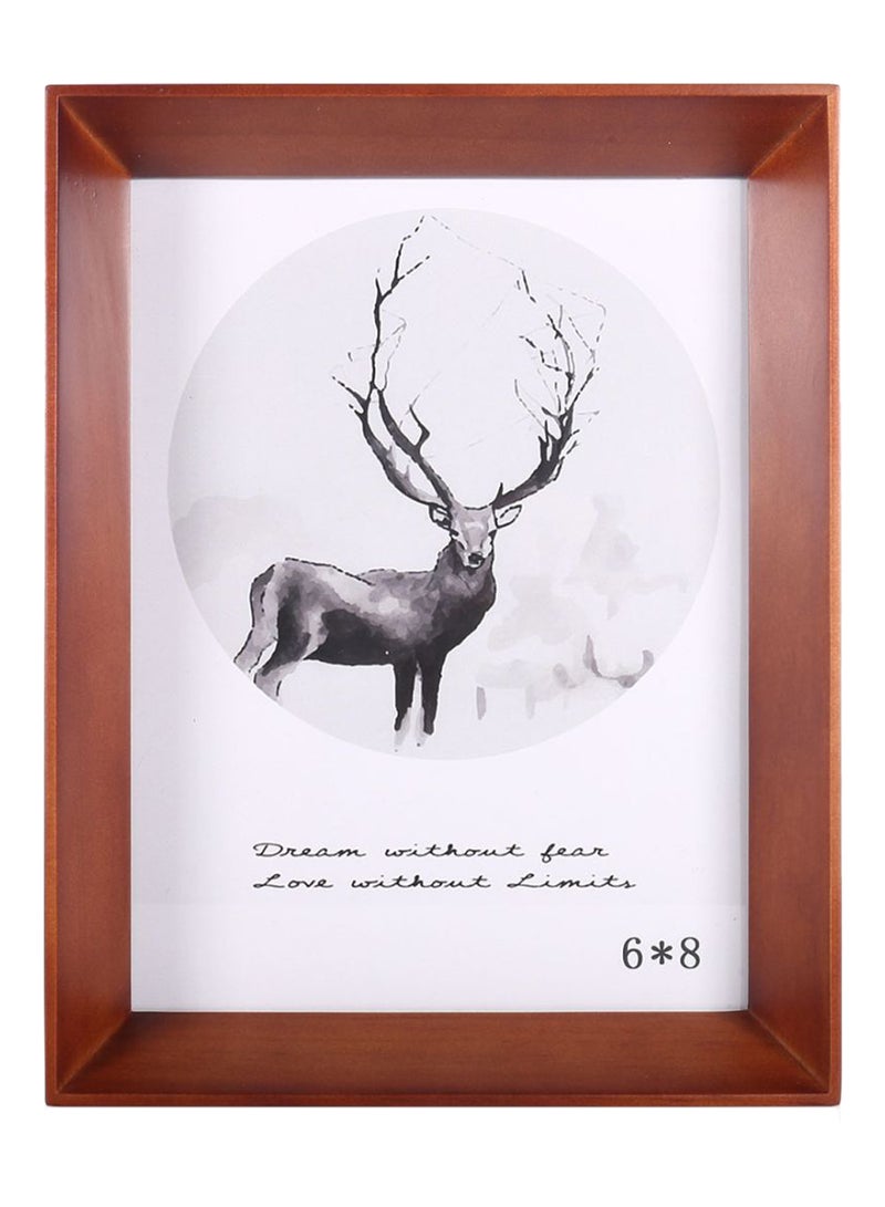 TOOARTS Rustic Wall Photo Frame Brown 