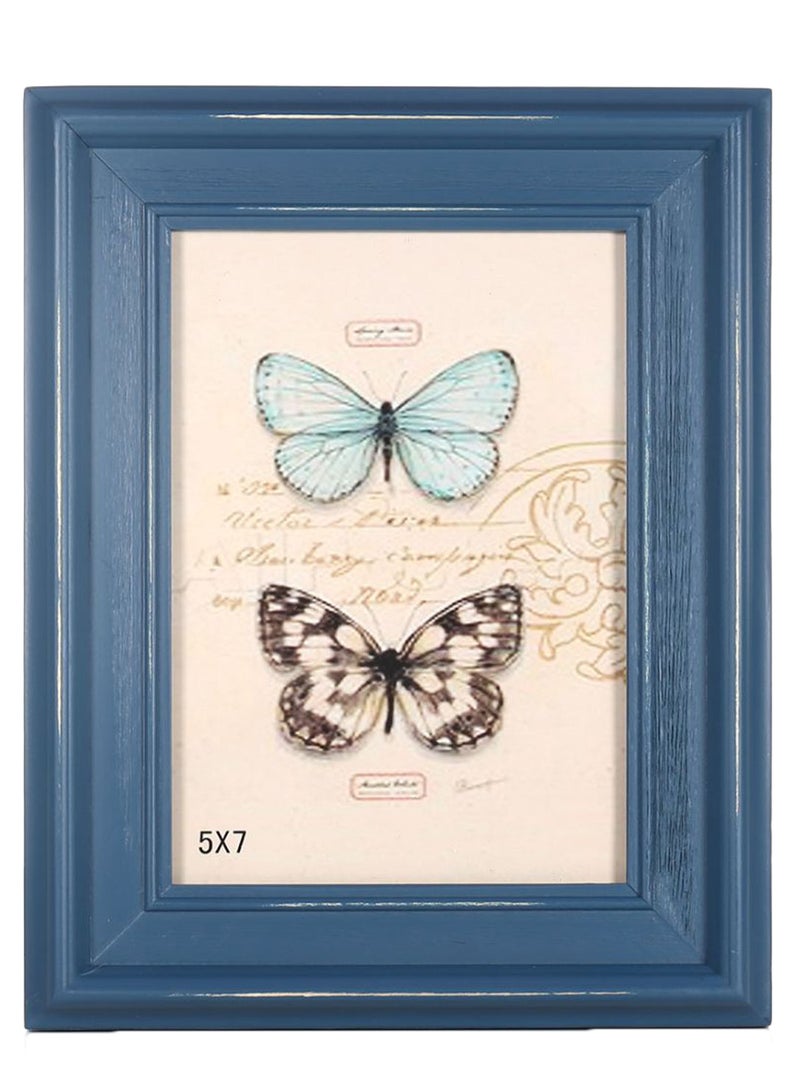 توراتس إطار صور طبيعي للحائط أزرق