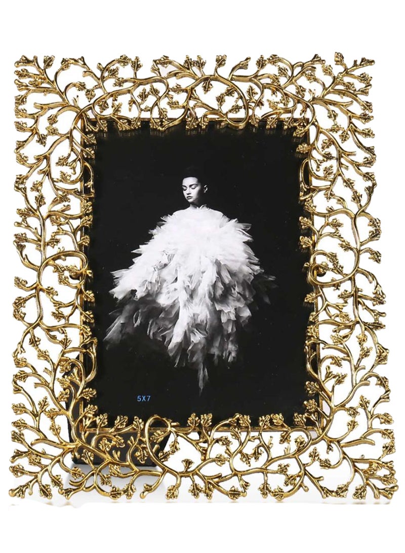 TOOARTS Decorative Wall Photo Frame Gold