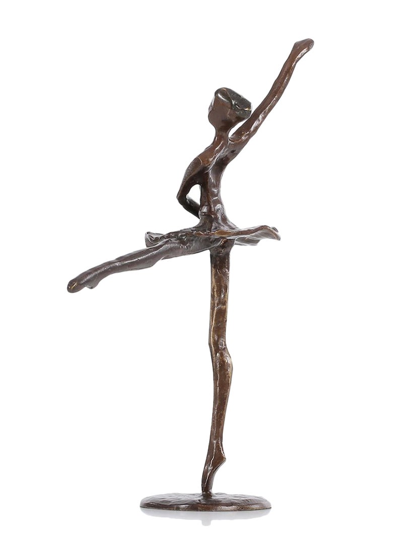 TOOARTS Sculpture Dancing Desktop Ornament Brown