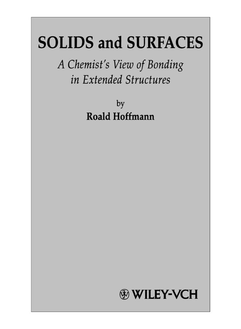 Solids And Surfaces hardcover english - 13-Jan-1989 
