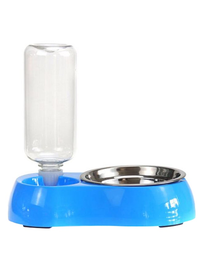 سلطانية تجديد مياه أوتوماتيكي أزرق/شفاف 24x16x7.5سم