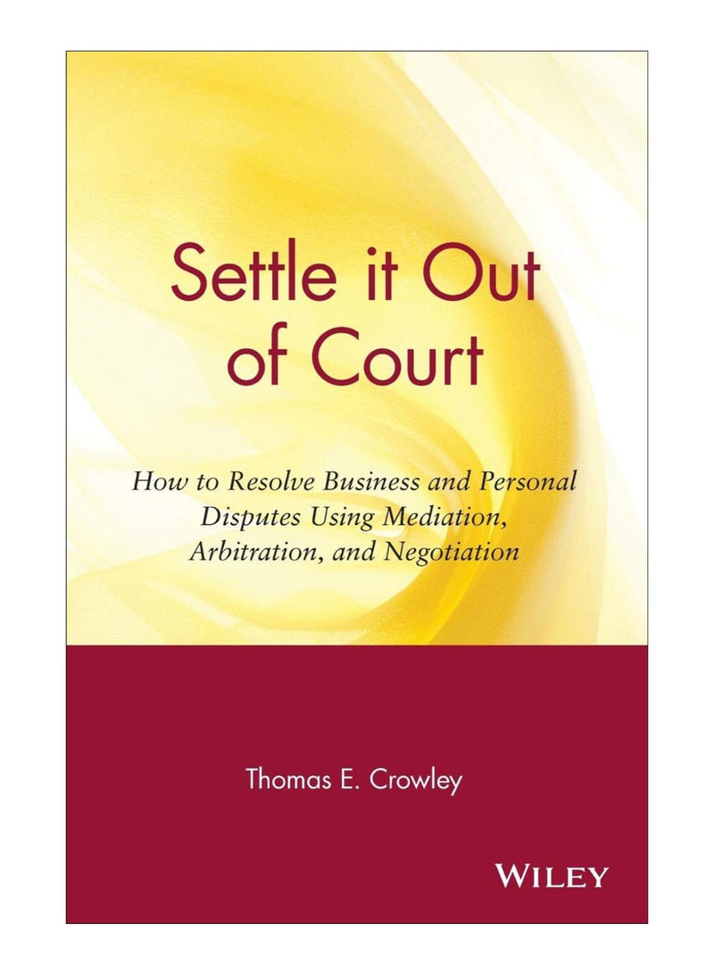 Settle It Out Of Court paperback english - 29 April 1994
