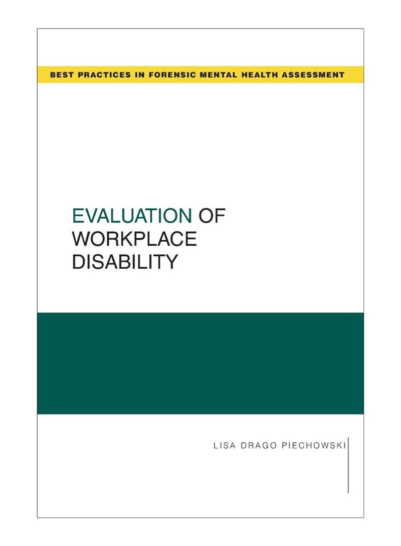 Evaluation Of Workplace Disability paperback english - 22-Jun-2011 
