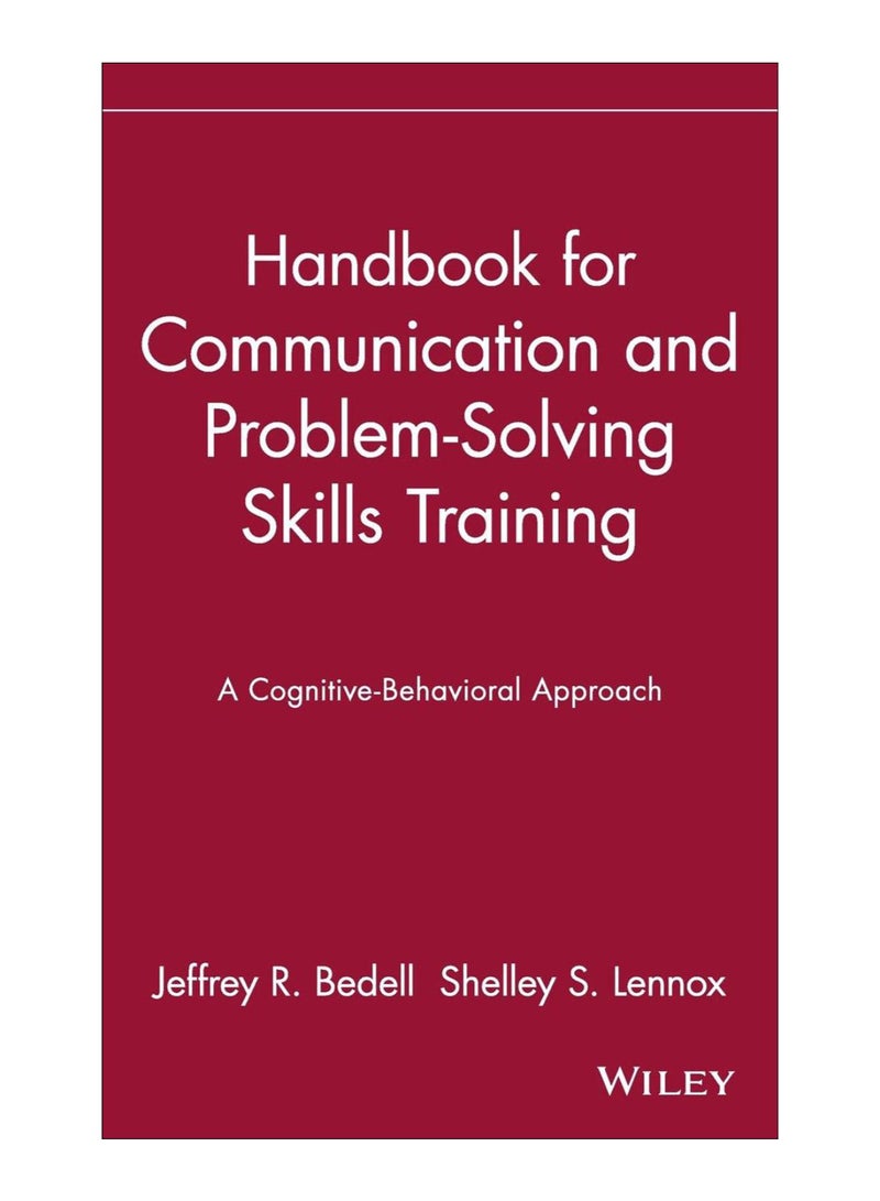 null - Handbook For Communication And Problem-Solving Skills Training hardcover english - 15-Oct-1996 - Image 1