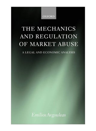 The Mechanics And Regulation Of Market Abuse hardcover english - 1-Sep-2005 - v1561136317/N26899928A_1