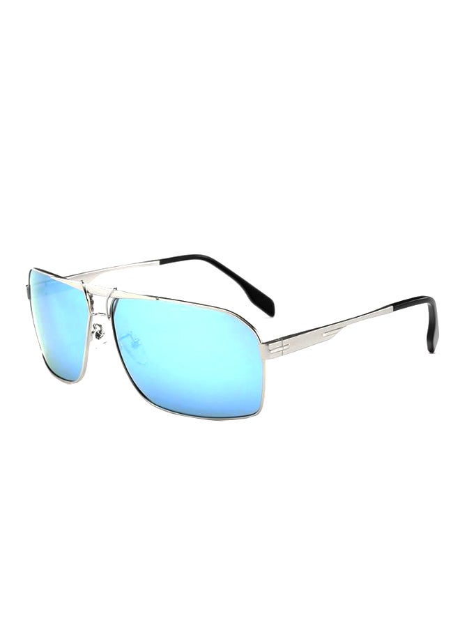 Men's Rectangular Frame Sunglasses - Image 1