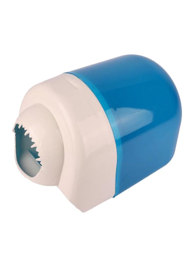 Wall Mounted Tissue Dispenser Blue 6cm