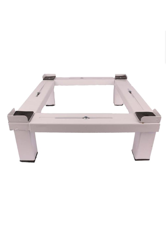 Refrigerator And Washing Machine Moveable Stand White 100x50centimeter 