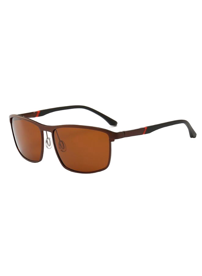Men's Rectangular Frame Sunglasses - Image 1