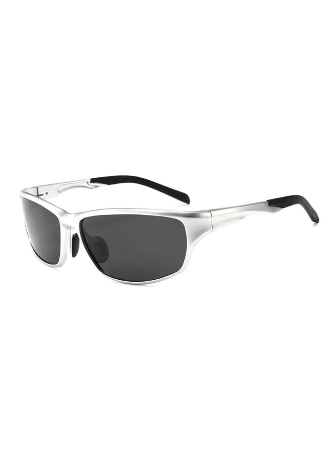 Men's Rectangular Frame Sunglasses - Image 1