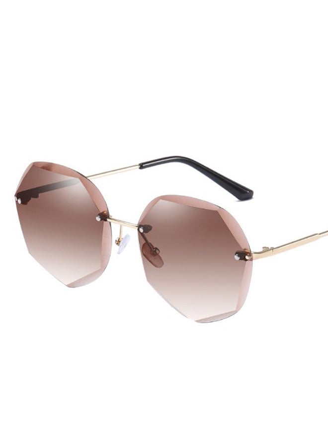Women's Hexagon Frame Sunglasses - Image 1