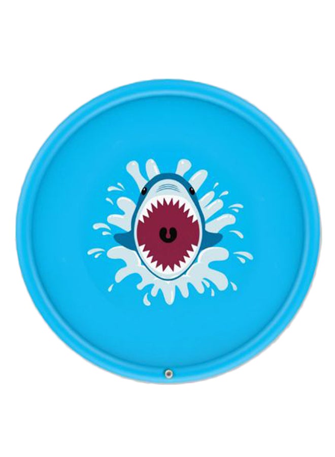 Shark Pattern Water Spray Cushion Mat - Image 1