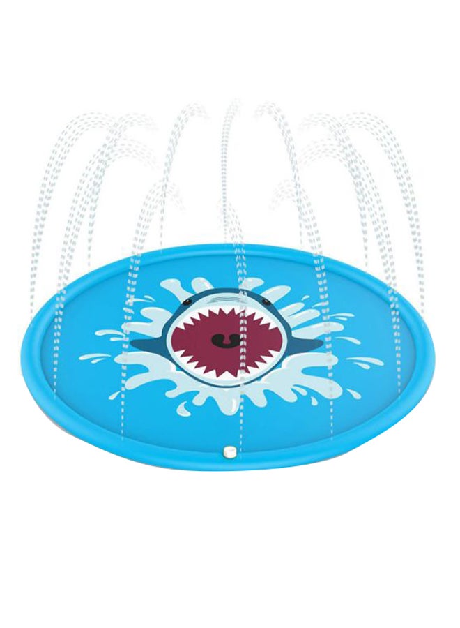 Shark Pattern Water Spray Cushion Mat - Image 2