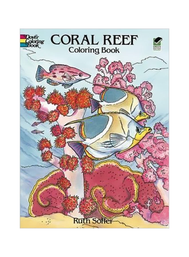 Coral Reef Coloring Book Paperback English by Ruth Soffer - 7/6/1995