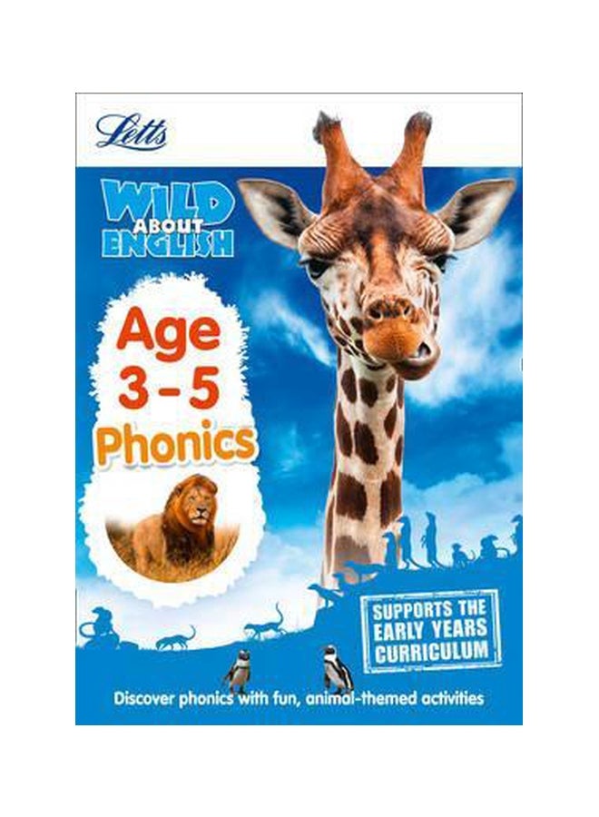 Wild About English Age 3-5 Phonics Paperback English by Letts Preschool - 9/20/2016