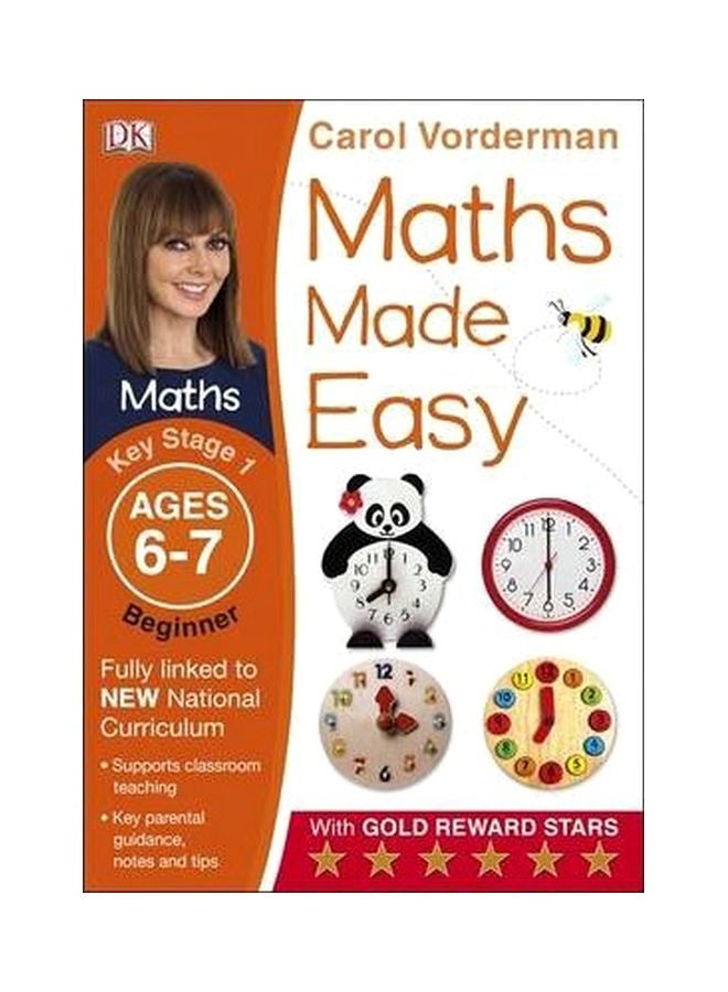 Maths Made Easy (Key Stage 1, Beginner, Ages 6-7) Paperback English by Carol Vorderman - 7/1/2014 - v1561195105/N26988812A_1