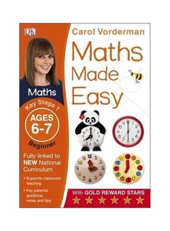Maths Made Easy (Key Stage 1, Beginner, Ages 6-7) Paperback English by Carol Vorderman - 7/1/2014 