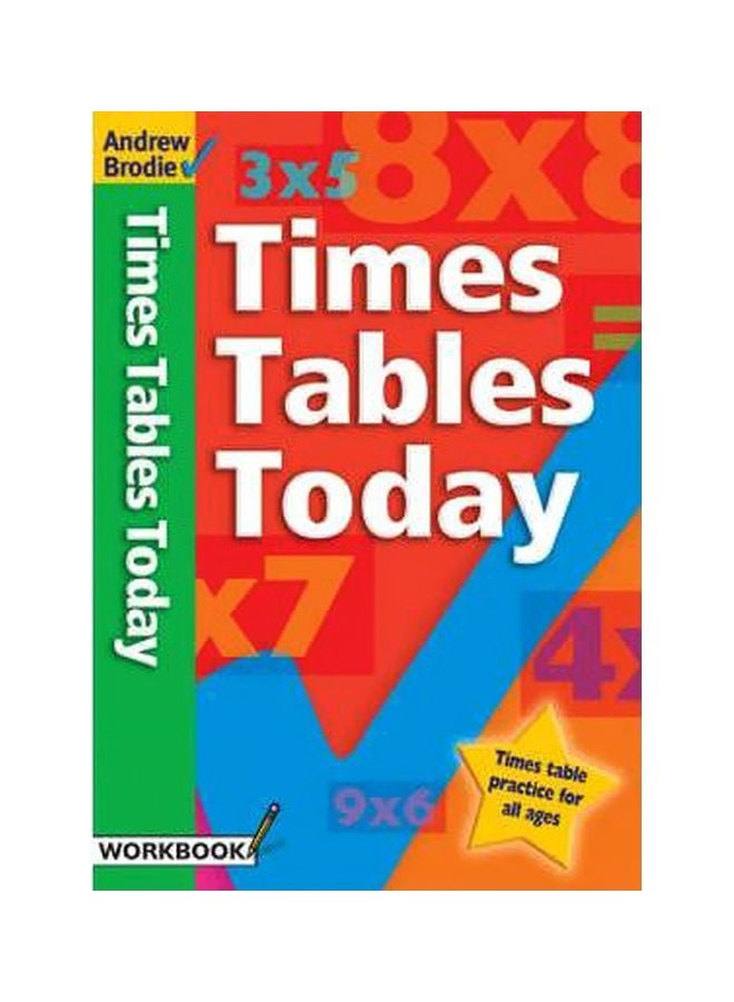 Times Tables Today Paperback English by Andrew Brodie - 12/21/2004