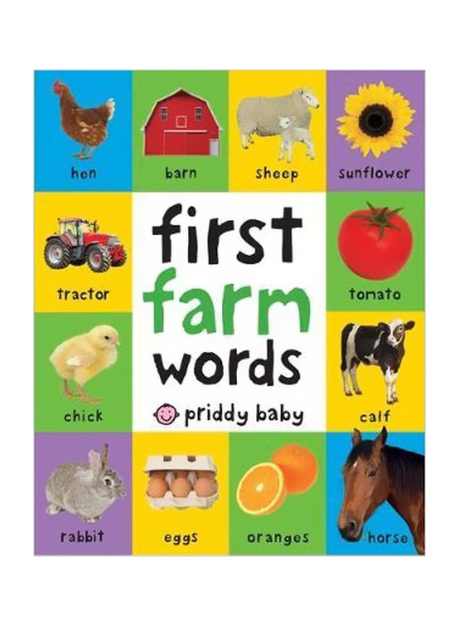 First Farm Words : First 100 Soft To Touch Board Book English by Roger Priddy - 2/6/2017
